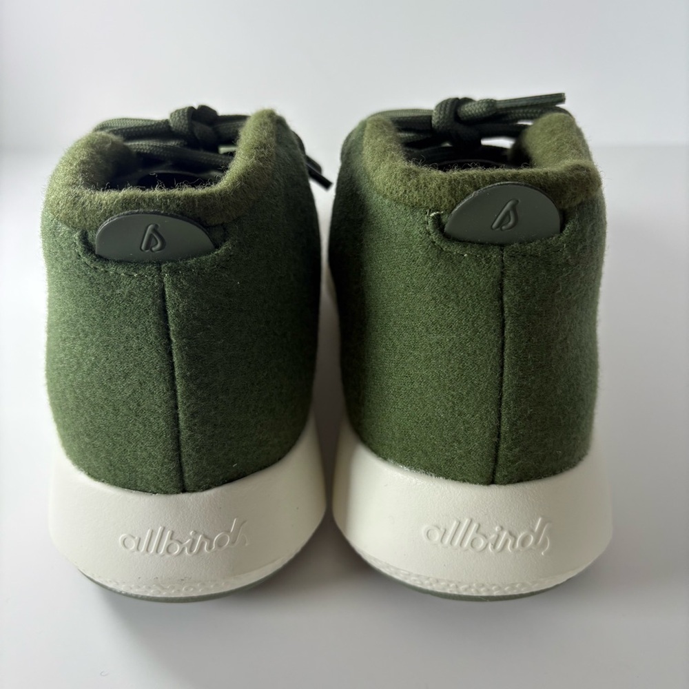 New in Box Women’s Allbirds Green Wool Runner Up Mizzle 2 Shoes Sneakers Size W7 - Picture 4 of 5